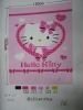 Hello kitty printed polar fleece fabric