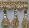 Hi-quality fashion curtain beaded tassel fringe