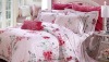 High Quality beautiful flower printed bed sheet