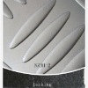 High class PVC bullet Shape embossing flooring leather