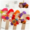 High quality cotton bee crib toy  packed with opp bag