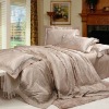 High quality cotton jacquard bedding sets/bed sheet