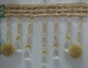 High quality curtain beaded tassel