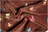 High quality horse printed shu velveteen blanket