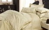 High quality silk/ cotton jacquard bedding set
