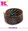 Hollow leather bracelet