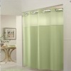 Hookless shower curtain