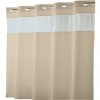 Hookless shower curtain