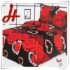 Hot ! New design imitated silk jacquard bed set,home textile