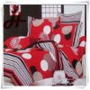 Hot ! New design imitated silk jacquard bedding set/home textile