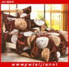 Hot Sale Wholesale Polyester Flower Design Bed Sheet