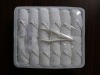 Hot and Cold Airline Towel in Tray, with plastic tongs