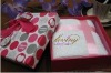 Hot sale 100% Cotton gift towels box