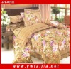 Hot sale 100% cotton printed lace 4pcs bedding set india