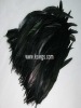 Hot sale black color feather hair extensions