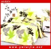 Hot sale colorful leaves printing designer bedsheets