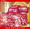Hot sale colorful printed 100% cotton bed set