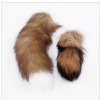 Hot sale fashion fox fur tail keychain