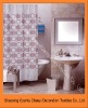 Hot sales 100%Polyester shower curtain