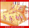 Hot selling-100 polyester yellow print comforter sets-yiwu home textile