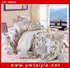 Hot selling grey flowers print bedding sets/Good price bedding sets- Yiwu taijia textile