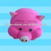 Hot selling pink pig shape filled toy of 2012