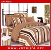 Hot selling stripe print design print bedding sets/Good price bedding sets- Yiwu taijia textile