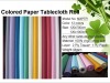 Hot solid color paper table cloth roll