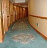 Hotel Green Corridor Carpet(Real Project Picture)