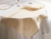 Hotel cotton napkin with satin band