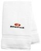 Hotel face towel with embroidered logo