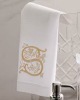 Hotel towel with embroidered logo