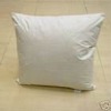 Hotel  white  square cushion
