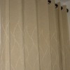 Imitation linen curtain/100% polyester embroidered curtain fabric