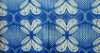Indian Blue African Real Wax Cotton Print Fabric