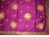 Indian Raw Silk Embroidered Georges