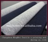 Indigo knitted denim fabric