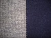 Indigo knitted denim fabric