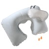 Inflatable airplane pillow kits