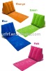 Inflatable triangle cushion inflatable back support