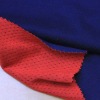 Interlock 2-tone mesh fabric made of 50% poly and 50% cotton