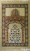 Islamic cotton and polyester prayer rug DM-006