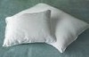 Ivory crepe satin plain silk pillow