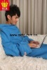 J 100% Polyester Soft Printed Coral fleece Snuggie/snuggle/TV blanket with pocket