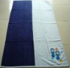 JACQUARD VELVET BEACH TOWEL