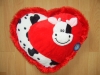 JM7388-4  decorative cushion, cow cushion, heart shape cushion