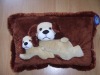 JM7469-1 dog pillow, dog cushion, plush cushion