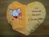 JM7950-2 stuffed heart pillow