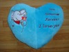 JM7950-4 stuffed heart cushion
