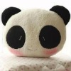 JM8203 plush panda pillow